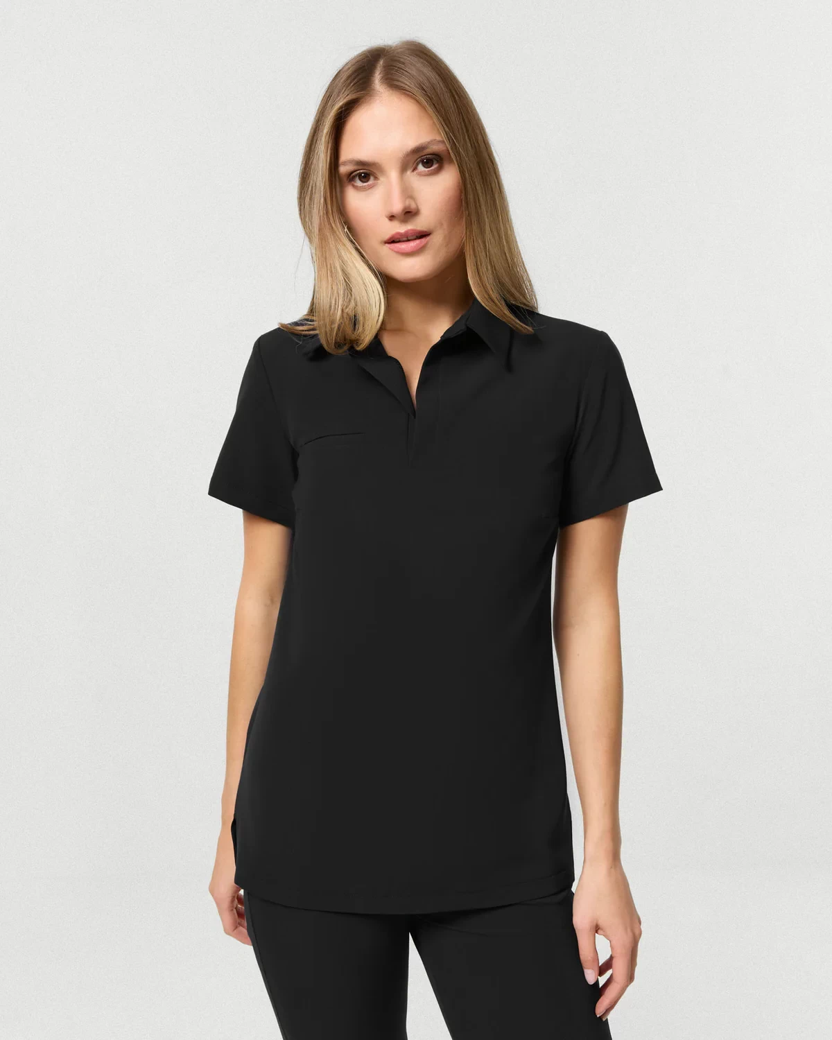 Bluzka Medyczna Serena Polo - Black