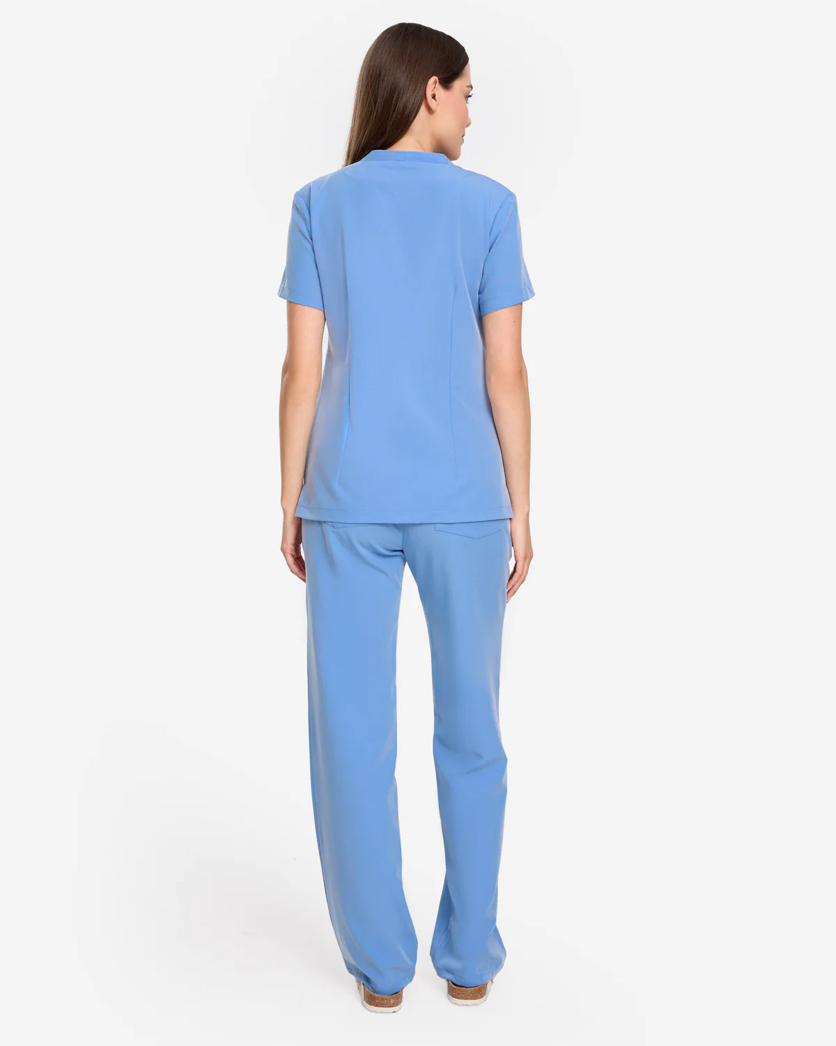 Bluzka medyczna damska Basic Blue Sky niebieska