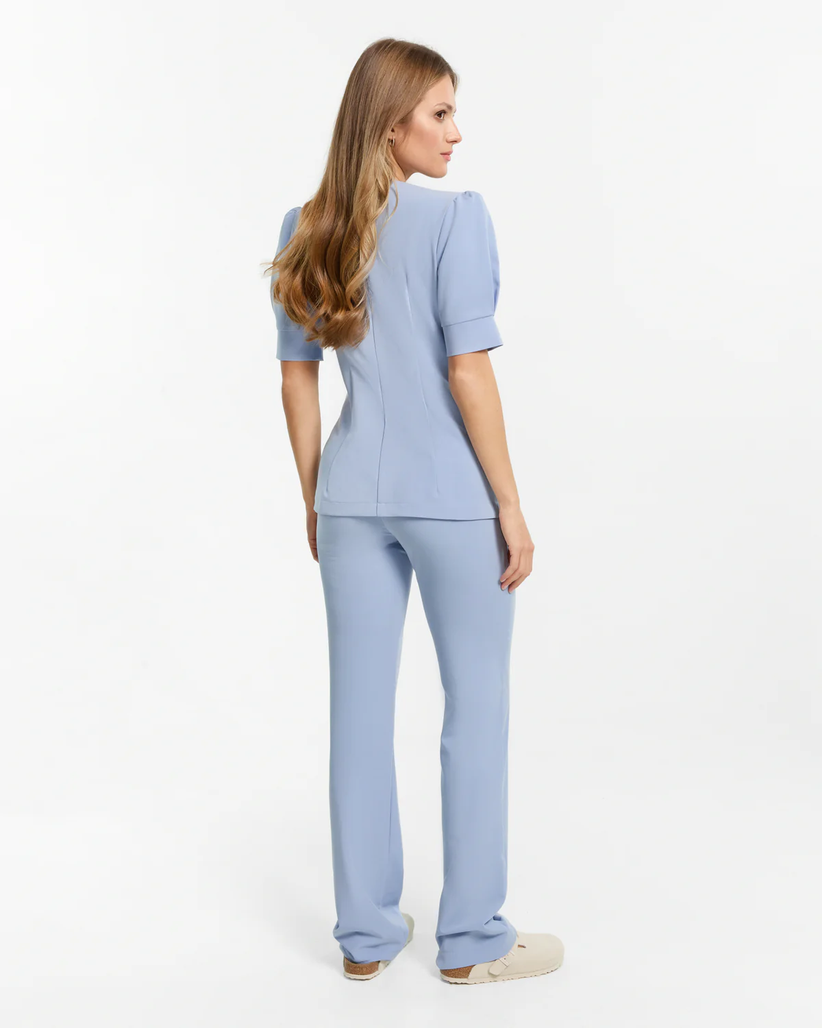 Bluzka medyczna damska Charlotte Baby Blue Błękitna