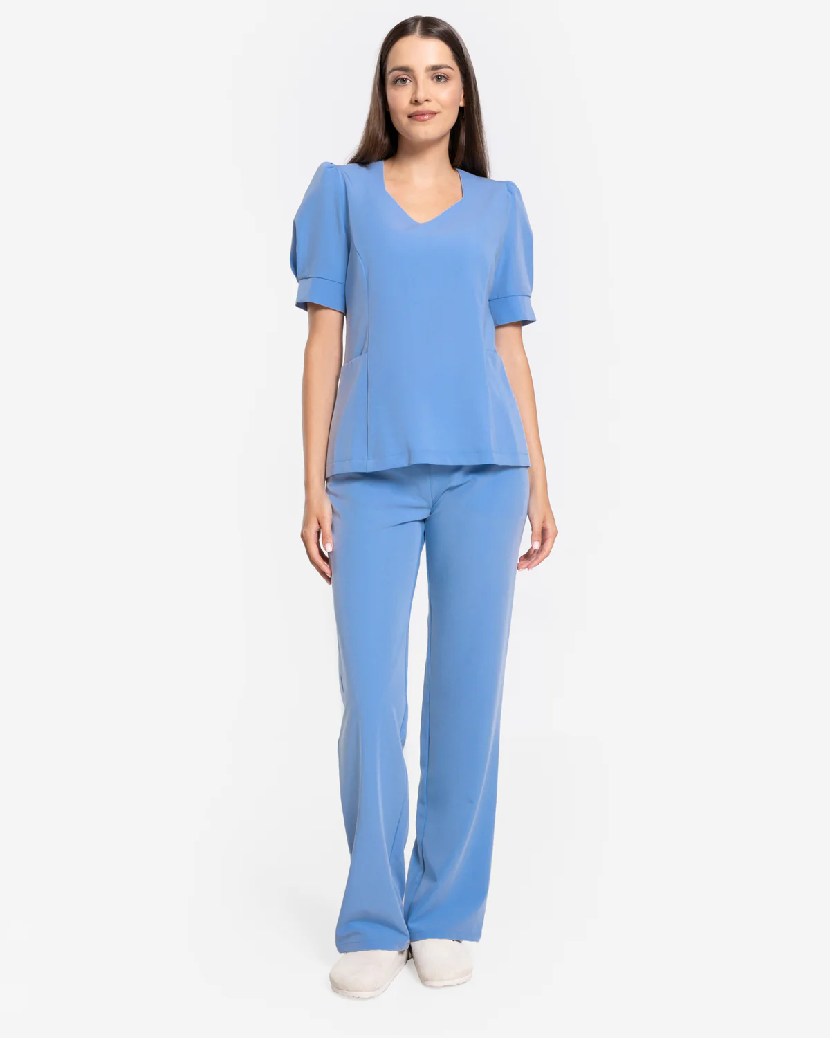 Bluzka medyczna damska Charlotte Blue Sky niebieska