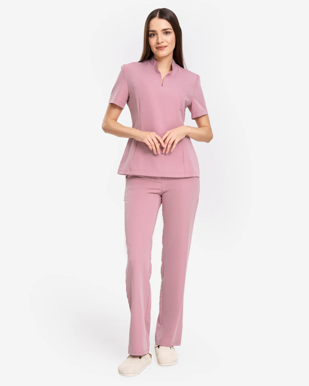 Bluzka medyczna damska Carrie - Balerrina Pink jasny róż